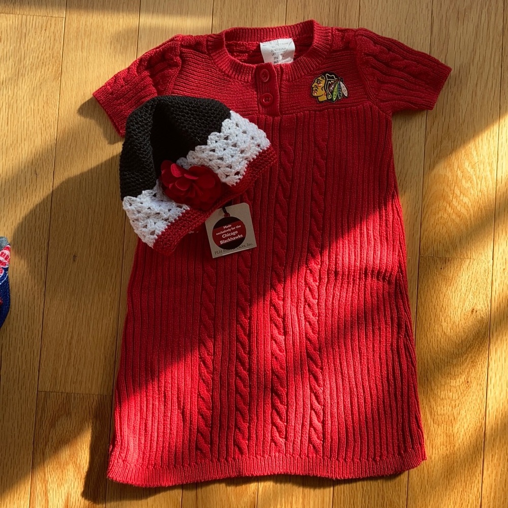 Chicago Blackhawks Sweater Dress